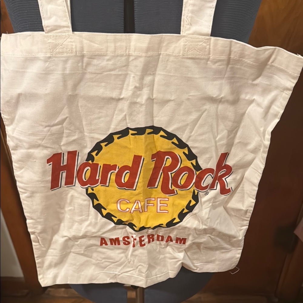 Attn: Collectors: Hard Rock Cafe Amsterdam Tote Bag - never used, brand new.